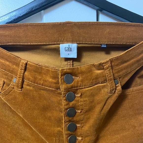 Cabi | button fly skinny cords- rust brown - Picture 3 of 3